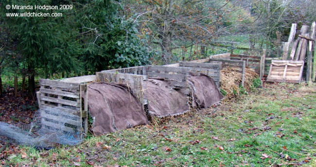 New compost bays