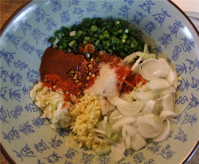 Kimchi flavouring ingredients