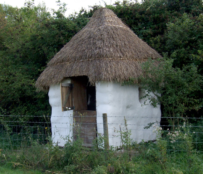 Limewashed compost toilet